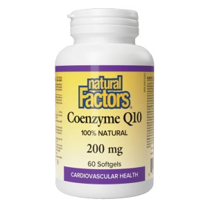 Natural Factors Coenzyme Q10 200mg, 60 μαλακές κάψουλες