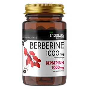 InoPlus Berberine Βερβερίνη 1000mg, 60κάψουλες