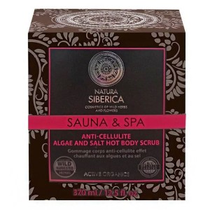 Natura Siberica Hot Body Scrub Ζεστό Scrub με Φύκια Κατά της Κυτταρίτιδας, 370ml