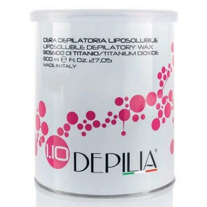 Depilia Κερί Αποτρίχωσης σε Δοχείο για Πρόσωπο & Σώμα για Ευαίσθητες Επιδερμίδες Titanium Oxide, 800ml