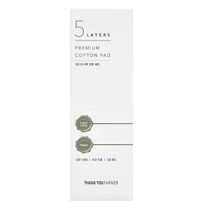 Thank You Farmer Premium Cotton Pad Vegan Διπλής Όψης Βαμβάκι, 80τμχ