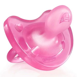 Chicco Physio Soft Πιπίλα όλο Σιλικόνη Ροζ 6-16m, 1τμχ