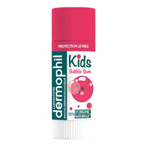 Inpa Dermophil Dermokids Bubble Gum 100% Natural Lipstick, 4g.