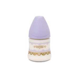 Suavinex Couture Μπιμπερό με Φυσιολογική Θηλή Σιλικόνης 150ml Μωβ