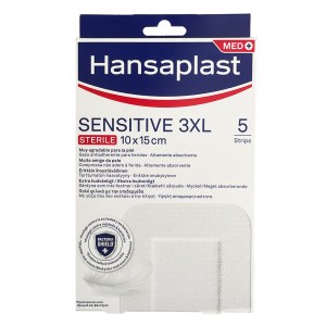 Hansaplast Sensitive 3XL Αποστηρωμένα Επιθέματα, 5τμχ