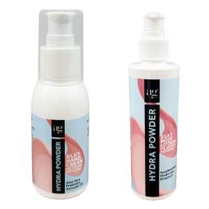 Ag Pharm Hydra Powder Promo Silky Κρέμα Σώματος 200ml & Δώρο Silky Κρέμα Χεριών 50ml, 1σετ