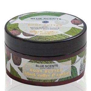 Blue Scents Black Coffee & Tonka Body Butter Πλούσια Ενυδάτωση Σώματος, 200ml