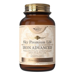 Sky Premium Life, Iron Advanced, Συμπλήρωμα Διατροφής με Υψηλή Περιεκτικότητα σε Σίδηρο, 60cps