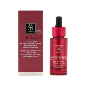 Apivita Wine Elixir Λάδι Προσώπου για Αναδόμηση & Σύσφιξη, 30ml