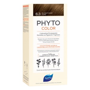 Phyto Phytocolor Μόνιμη Βαφή Μαλλιών 6.3 Ξανθό Σκούρο Χρυσό, 50ml