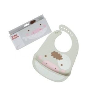 Babywise Silicone Bibs Cute Animals Cow SLB024 Σαλιάρα Σιλικόνης 6m+, 1τμχ