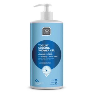 Pharmalead Yoghurt Cooling Shower Gel, Ενυδατικό & Συσφικτικό Αφρόλουτρο για Ξηρό & Ήπια Ατοπικό Δέρμα, 1000ml