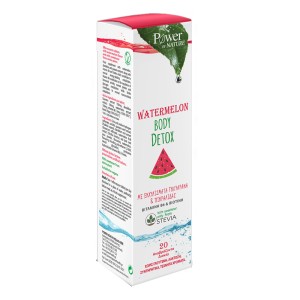 Power Health Watermelon Body Detox με Στέβια, 20 αναβράζοντα δισκία