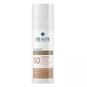 Rilastil Age Repair Αντηλιακή Κρέμα Προσώπου SPF50+ με Χρώμα, 50ml