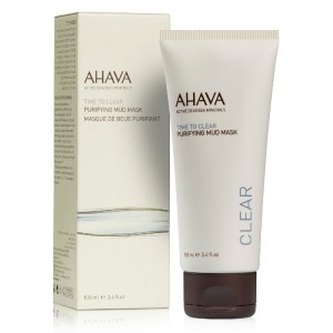 Ahava Time To Clear Purifying Mud Mask, Μάσκα Προσώπου Για Βαθύ Καθαρισμό, 100ml
