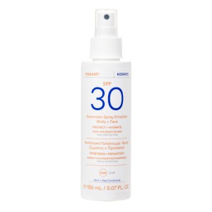 Korres Sunscreen Spray Emulsion SPF30 Αντηλιακό Γαλάκτωμα Spray Σώματος & Προσώπου, 150ml 