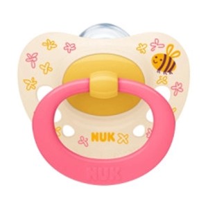Nuk Signature Ορθοδοντική Πιπίλα Σιλικόνης 18-36m Μέλισσες, 1τμχ