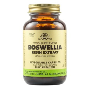 Solgar Boswellia Resin Extract Συμπλήρωμα Διατροφής για Τόνωση της Υγείας των Αρθρώσεων & του Αναπνευστικού Συστήματος, 60veg.caps