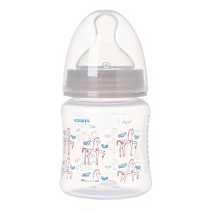 Korres Μπιμπερό με Θηλή Σιλικόνης Αργής Ροής, 150ml