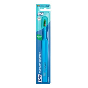 TePe Colour Compact Οδοντόβουρτσα Extra Μαλακή Γαλάζια, 1τμχ