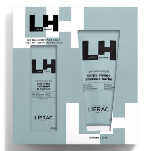 Lierac Homme Set με Λεπτόρρευστη Κρέμα Με Ολοκληρωμένη Αντιγηραντική Δράση & ΔΩΡΟ Αφρόλουτρο, 1σετ