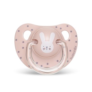 Suavinex Ανατομική πιπίλα σιλικόνης Hygge Whiskers Pink 18m+, 1τμχ