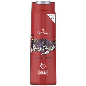 Old Spice NightPanther Αφρόλουτρο Gel & Σαμπουάν για Άνδρες, 400ml