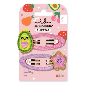 Invisibobble Snap Clip Kids Frutti Avocado, 2τμχ
