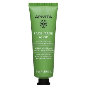 Apivita Face Mask with Aloe Μάσκα Ενυδάτωσης με Αλόη, 50ml