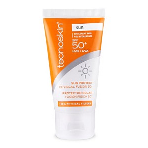 Tecnoskin Sun Protect Physical Fusion SPF50+ Αντηλιακή Κρέμα Προσώπου για Ευαίσθητες & Ευερέθιστες Επιδερμίδες, 50ml