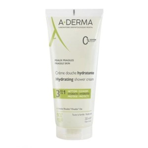A-Derma Hydrating Shower Cream Ενυδατικό Κρεμώδες Καθαριστικό 3in1, 200ml