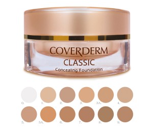 Coverderm Classic Concealing Foundation Κωδ.9 Για την Πλήρη Κάλυψη των Ατελειών του Δέρματος SPF30, 15ml
