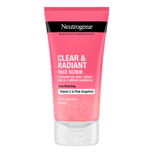 Neutrogena® Clear & Radiant Scrub Προσώπου με Vitamin C & Pink Grapefruit, 150ml