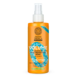 Natura Siberica Oblepikha O Professional Volume Heat Protection Spray Θερμοπροστατευτικό Σπρέι για ενίσχυση του Όγκου με 3x Ιπποφαές & Κολλαγόνο, 200ml