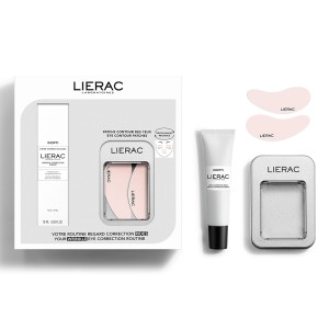 Lierac Diopti Wrinkles Σετ Ρουτίνα Ματιών για τη Διόρθωση Ρυτίδων με Diopti Κρέμα Διόρθωσης Ρυτίδων 15ml & Επαναχρησιμοποιούμενα Patches για τα Μάτια, 1σετ