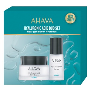 Ahava Promo Hyaluronic Acid 24/7 Σετ Περιποίησης για Ενυδάτωση με Serum 30ml & Κρέμα Προσώπου 50ml, 1σετ