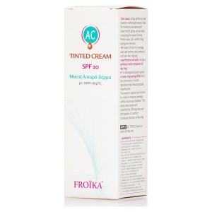 Froika AC Tinted Cream Επικαλυπτική Κρέμα με Χρώμα Spf20, 30ml