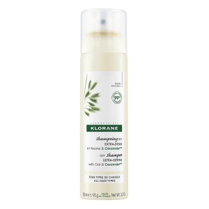 Klorane Dry Shampoo with Oat Milk Ultra-Gentle Ξηρό Σαμπουάν με Γαλάκτωμα Βρώμης για Κάθε Τύπο Μαλλιών, 150ml