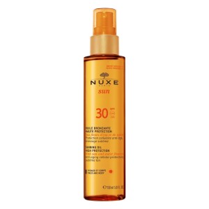 Nuxe Tanning Oil High Protection SPF30 Λάδι Μαυρίσματος για Πρόσωπο & Σώμα,150ml