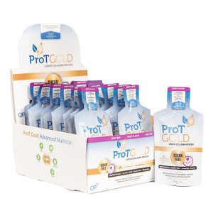 ProT GOLD Liquid Protein Συμπυκνωμένο Συμπλήρωμα Διατροφής Πρωτεϊνών με Γεύση Βατόμουρο, 24τμχ