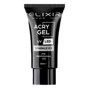 Elixir Acry Gel Srarkle Ice 712 Aκρυλικό Τζελ Νυχιών, 30ml