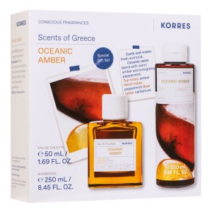 Korres Oceanic Amber Eau de Toilette 50ml + Αφρόλουτρο 250ml, 1σετ