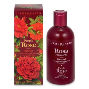 LErbolario Τζελ Αφρόλουτρο Rosa Purpurea, 250ml