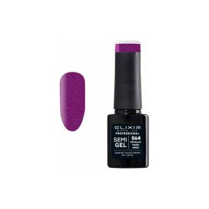 Elixir Make-up Semi Gel Ημιμόνιμο Επαγγελματικό Βερνίκι Νυχιών Νο564 Metallic Mard Gras, 5ml