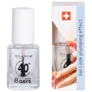 Elixir Make-Up Fast Dry Gel Look Plumping Effect Θεραπεία Νυχιών 870, 13ml