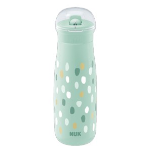 Nuk Mini-Me Flip Cup Drinking Bottle Αθλητικό Παγουράκι Πουά, 450ml 