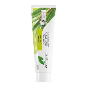 Dr.Organic Tea Tree Toothpaste Οδοντόκρεμα Tριπλής Δράσης με Βιολογικό Τεϊόδεντρο, 100ml