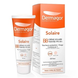Inpa Dermagor BB Creme Solaire Teintee Aντηλιακή ΒΒ Κρέμα Προσώπου Beige Clair SPF50+, 40ml