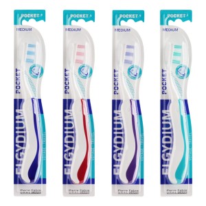 Elgydium Pocket Travel Size Οδοντόβουρτσα Μέτρια, 1τμχ