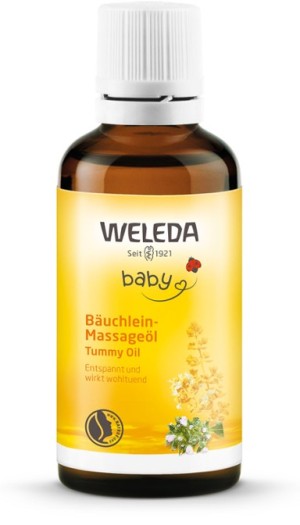 Weleda Baby Oil Καθημερινό Λάδι Μασάζ με Αμύγδαλο για την Κοιλίτσα του Μωρού, 50ml